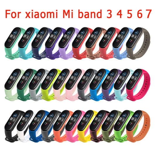 Silicone Watch Strap for Xiaomi Mi Band