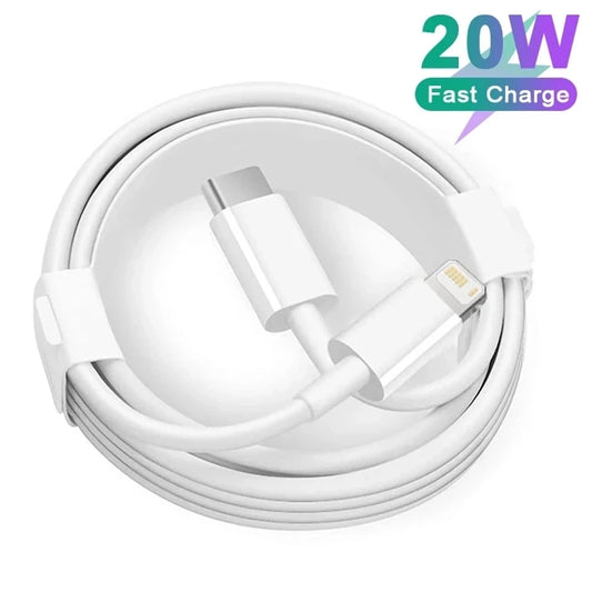 USB C to Lightning Fast Charger Cable - Apple iPhone iPad