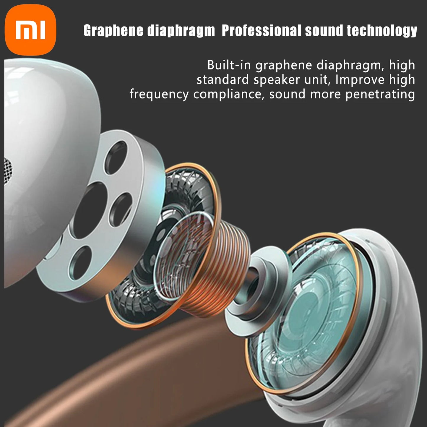 XIAOMI AP05 Wireless Earbuds - HIFI Stereo Sound